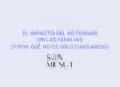 El impacto del no dormir en las familias (y por qué no es solo cansancio)